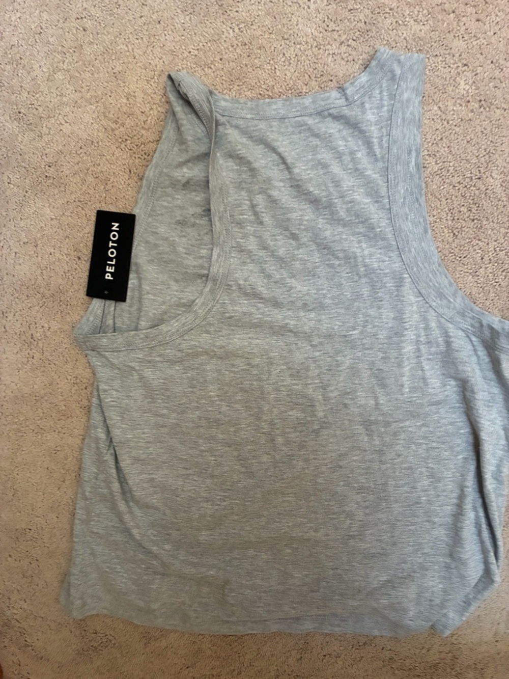 NWT Peloton Mom gray tank top size XL - Picture 4 of 4
